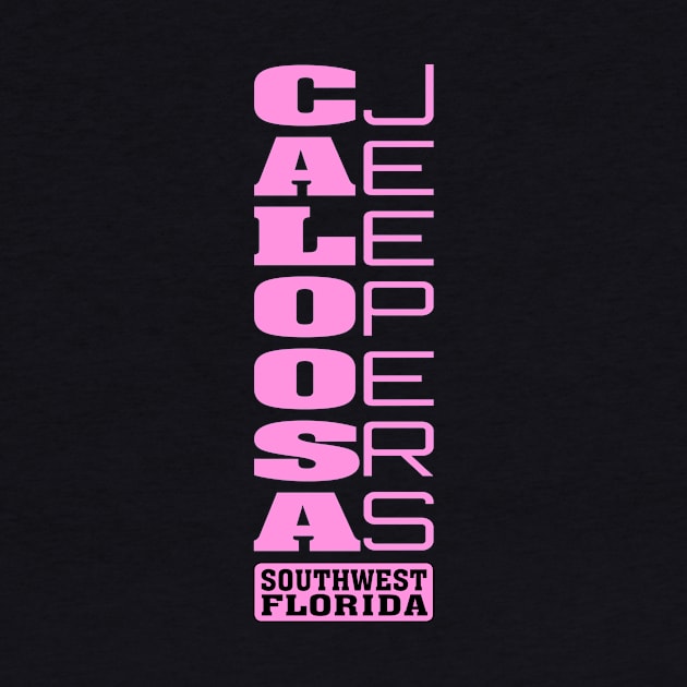 Pink Vertical Logo by Caloosa Jeepers 